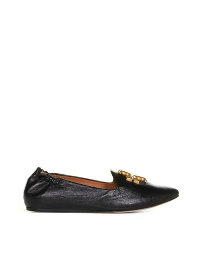 Tory Burch Flat Shoes In Perfect Black