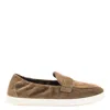 Tory Burch Slip-on Loafers With Suede Finish And Rubber Sole