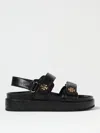 Tory Burch Kira Leather Dual-band Sport Sandals In 黑色
