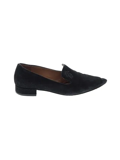 Pre-owned Tory Burch Flats In Black