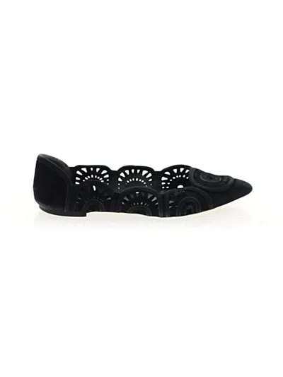 Pre-owned Tory Burch Flats In Black