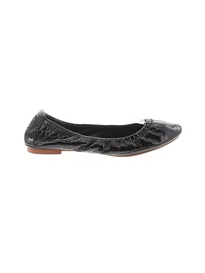 Pre-owned Tory Burch Flats In Black