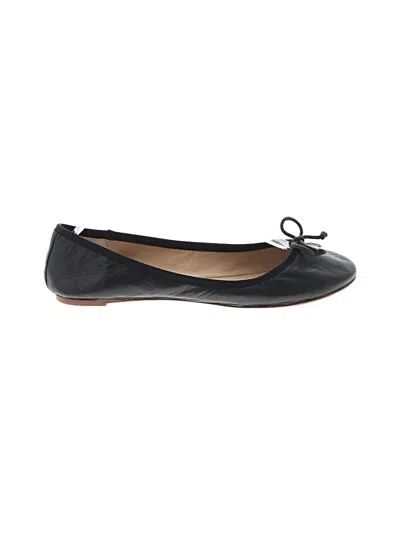 Pre-owned Tory Burch Flats In Black