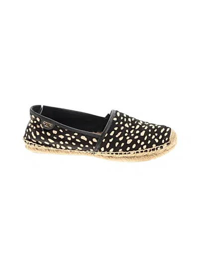 Pre-owned Tory Burch Flats In Black