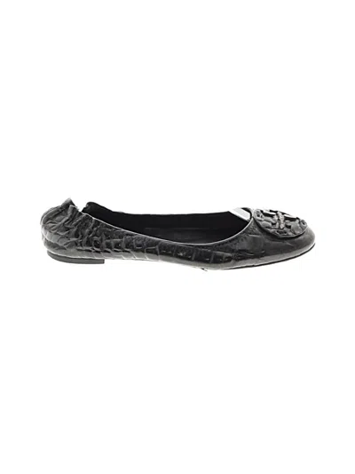 Pre-owned Tory Burch Flats In Black