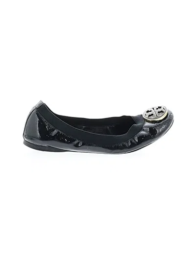 Pre-owned Tory Burch Flats In Black