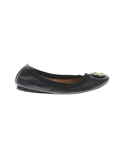 Pre-owned Tory Burch Flats In Black