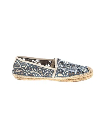 Pre-owned Tory Burch Flats In Blue