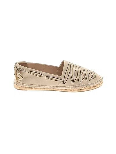 Pre-owned Tory Burch Flats In Tan