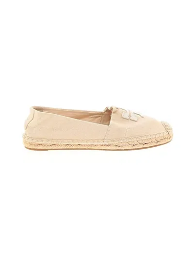 Pre-owned Tory Burch Flats In Tan