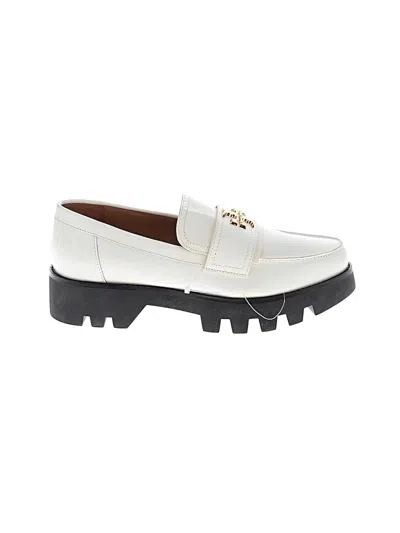 Pre-owned Tory Burch Flats In White