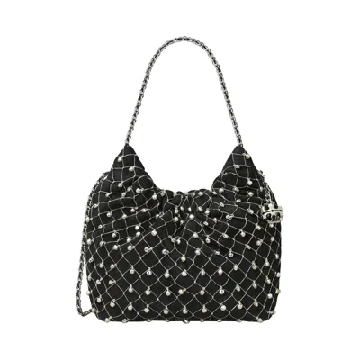 Pre-owned Tory Burch Fleming Bell Mini Hobo Bag 'black' | Women's Size Onesize