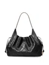 Tory Burch Fleming 大号皮革手提包 In Black