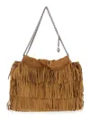 Tory Burch Suede Hobo Bag Chain Strap In Brown