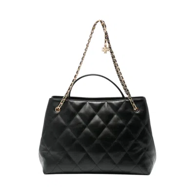Pre-owned Tory Burch Fleming Carryall Bag 'black' | Women's Size Onesize