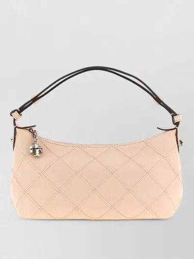 Tory Burch Fleming Chain Strap Shoulder Bag Clutch In Pink