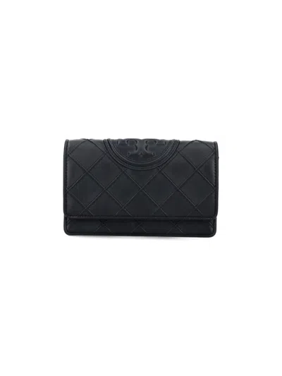 TORY BURCH "FLEMING" CHAIN WALLET