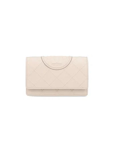 TORY BURCH "FLEMING" CHAIN WALLET