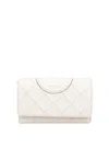 Tory Burch Chain Wallet Fleming In White