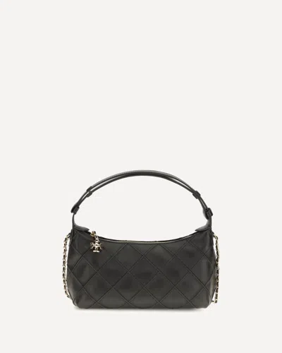 Tory Burch Fleming Clutch In Black
