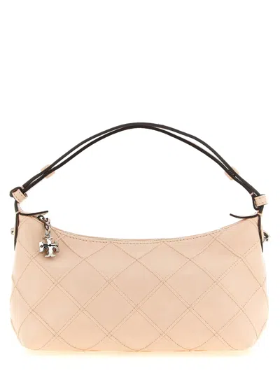 Tory Burch 'fleming' Clutch In Pink