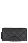 TORY BURCH FLEMING CONTINENTAL WALLET IN LEATHER