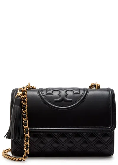 Tory Burch Fleming Convertible Leather Shoulder Bag