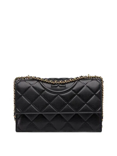 Tory Burch Fleming Convertible Shoulder Bag In Black
