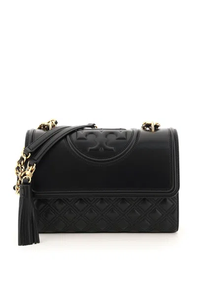 Tory Burch Fleming Convertible Shoulder Bag In Black