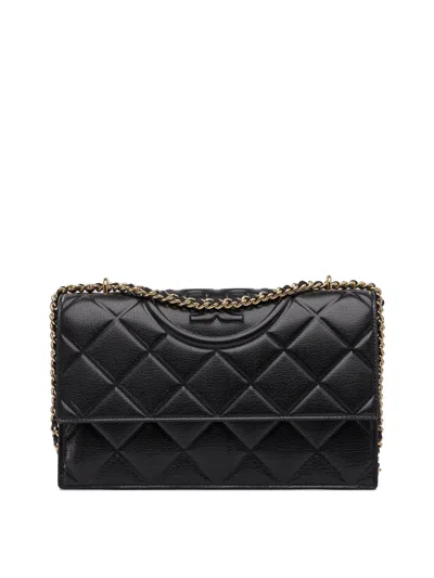 Tory Burch Fleming Convertible Shoulder Bag Shoulder Bags Black