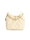 Tory Burch 'fleming' Cream Lear Mini Bag In White