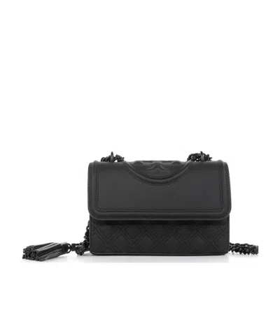 Tory Burch Fleming Crossbody Bag In Black