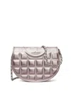 Tory Burch Fleming Leather Crossbody Bag In Pink