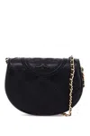 Tory Burch Fleming Crossbody Mini Bag In Black