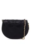 Tory Burch Fleming Crossbody Mini Bag In Black