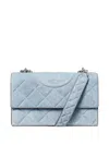 Tory Burch Fleming Denim Small Convertible Sho
