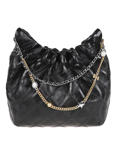 TORY BURCH FLEMING DISTRESSED MINI HOBO BAG