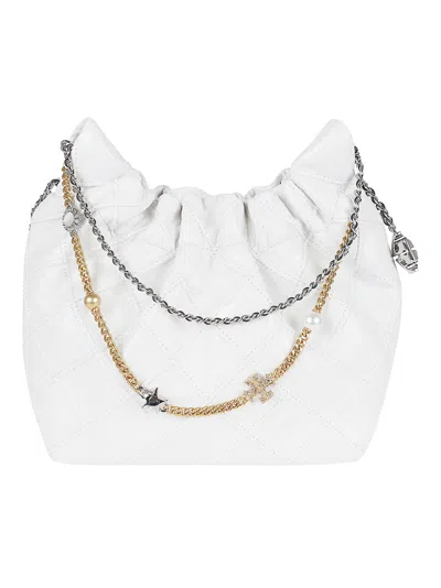 TORY BURCH FLEMING DISTRESSED MINI HOBO BAG