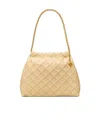 Tory Burch Fleming Drawstring Shoulder Bag In Yellow