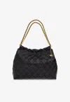 Tory Burch Fleming Drawstring Shoulder Bag In Black