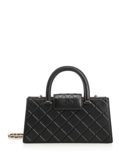 Tory Burch Fleming East-west Handbags Black