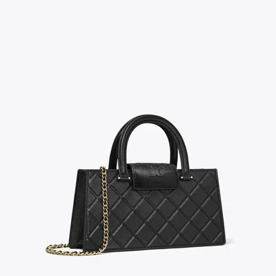 Tory Burch Fleming East-west Tote In Black