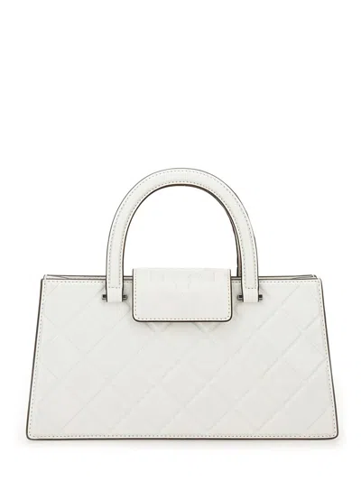 Tory Burch Fleming Eastwest Shopper Handbag In White