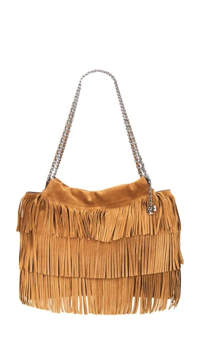 TORY BURCH FLEMING FRINGE HOBO BAG