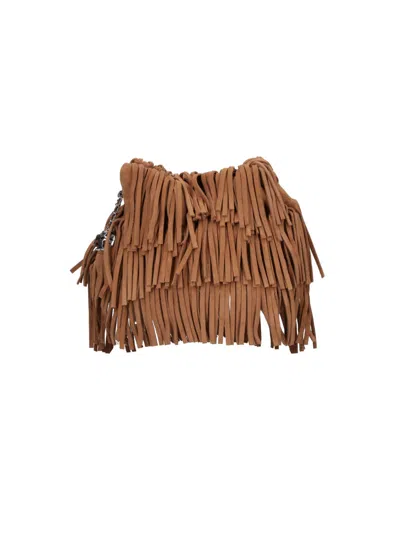 Tory Burch Fleming Hobo Bag In Brown