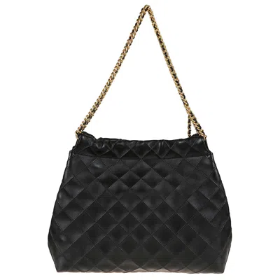 Tory Burch Fleming Hobo In Black