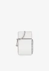 Tory Burch Fleming Leather Chain Phone Holder