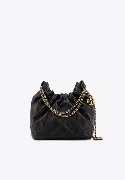 Tory Burch Fleming Leather Hobo Bag