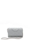 Tory Burch Fleming Leather Wallet On Chain