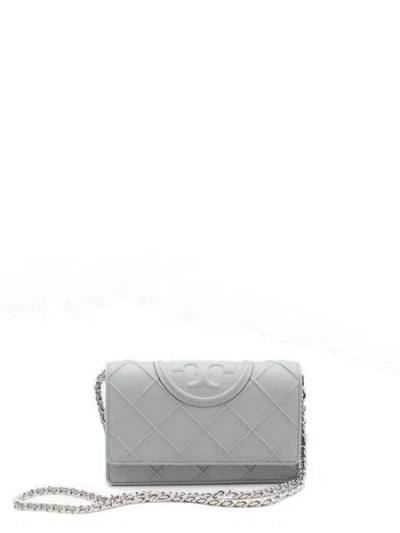 Tory Burch Fleming Leather Wallet On Chain
